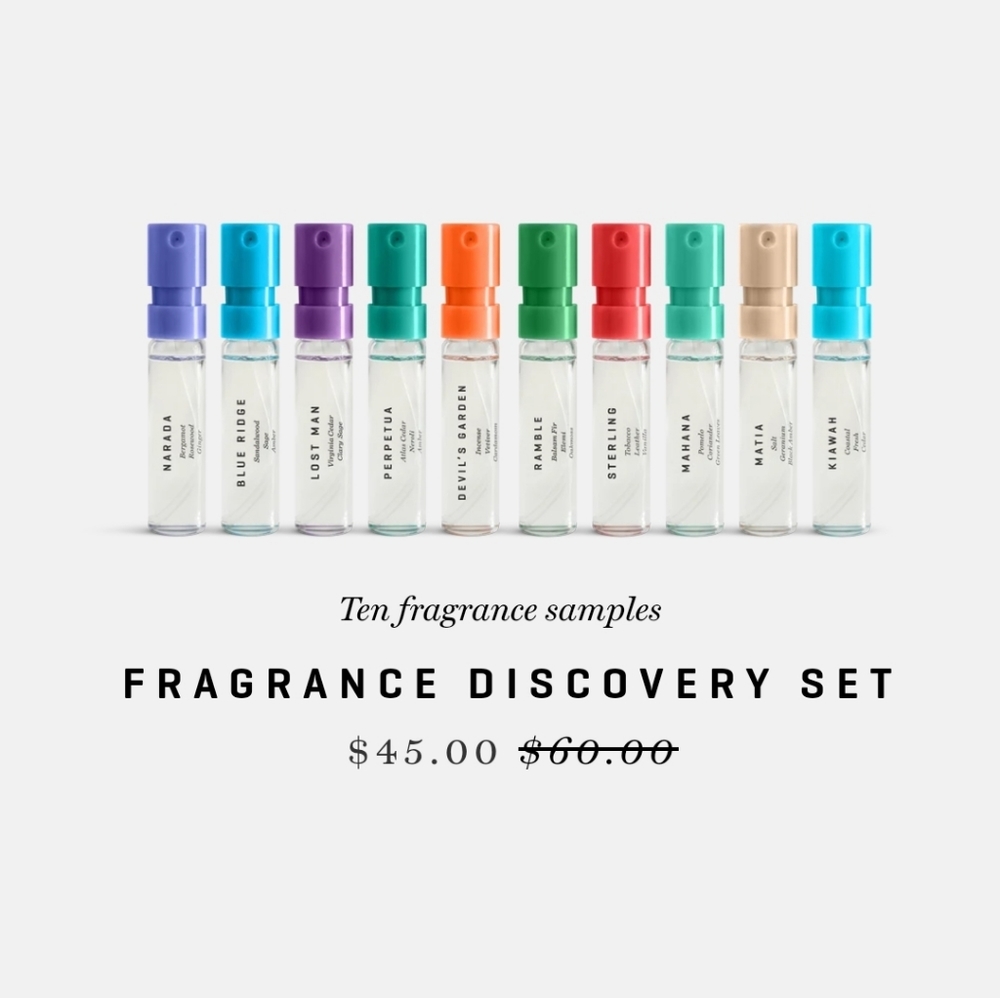 Fulton and Roark 10pc fragrance discovery set